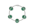 Green Malachite Skull Bracelet