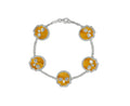 Brown Tiger's Eye Skull Bracelet